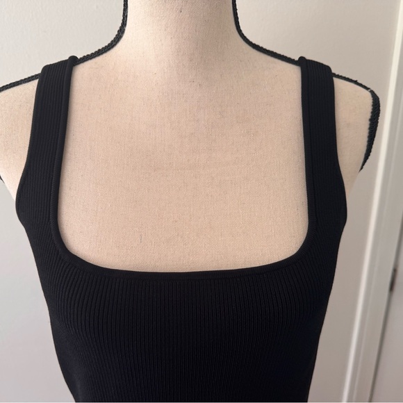 Club Monaco Sleeveless Black Midi Dress *Size XL - Picture 6 of 14